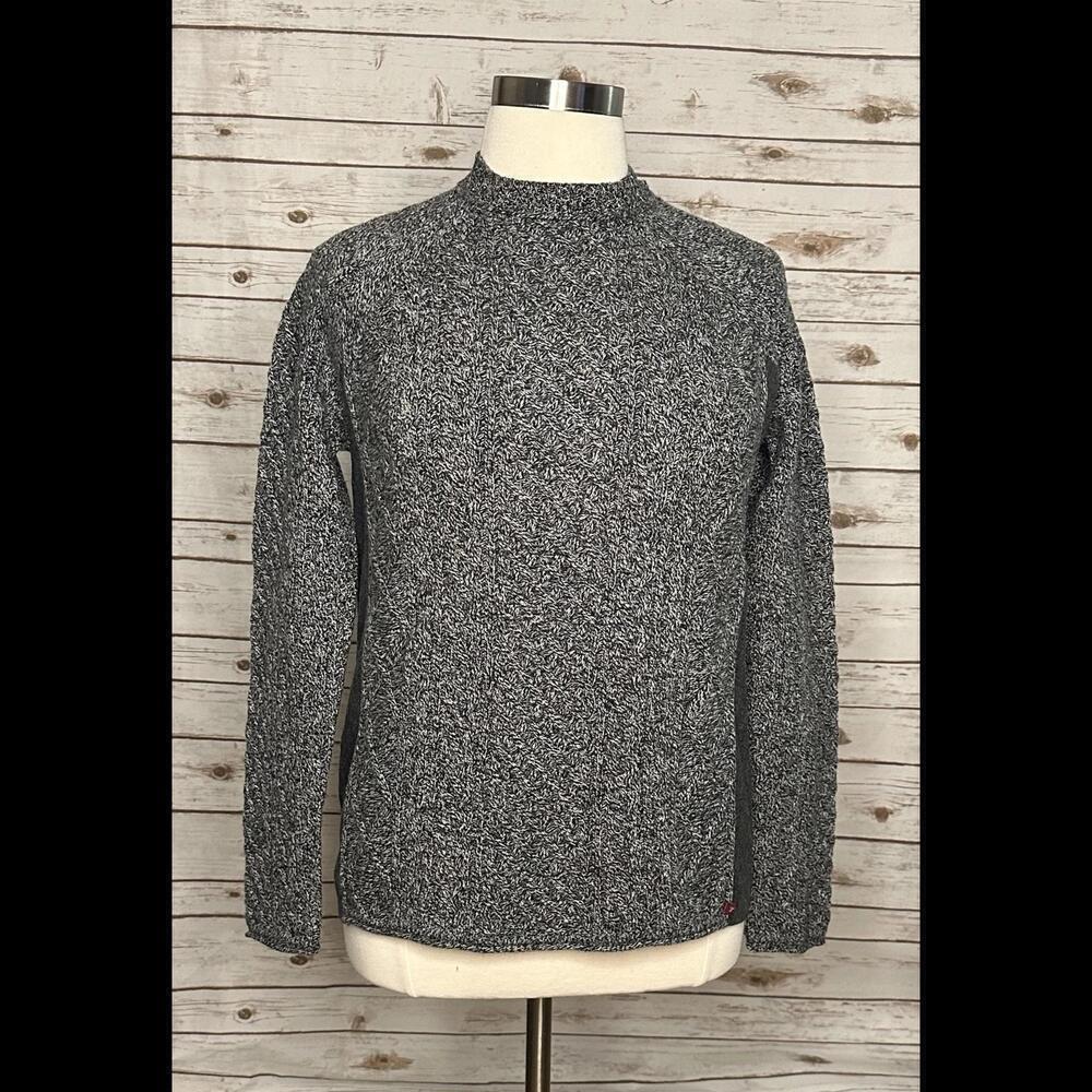 Banana Republic merino extra fine wool cable-knit fisherman sweater Size Large